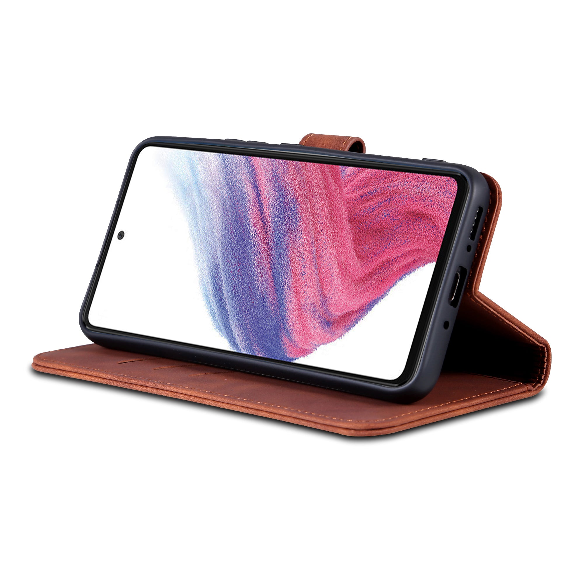 AZNS For Samsung Galaxy A54 5G Magnetic Clasp Phone Case PU Leather Wallet Cover Scratch-resistant Phone Shell with Stand AZNS For Samsung Galaxy A54 5G Magnetic Clasp Phone Case PU Leather Wallet Cover Scratch-resistant Phone Shell with Stand